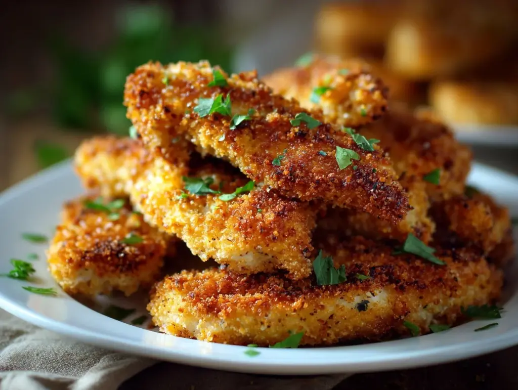 baked chicken tenders - featured image