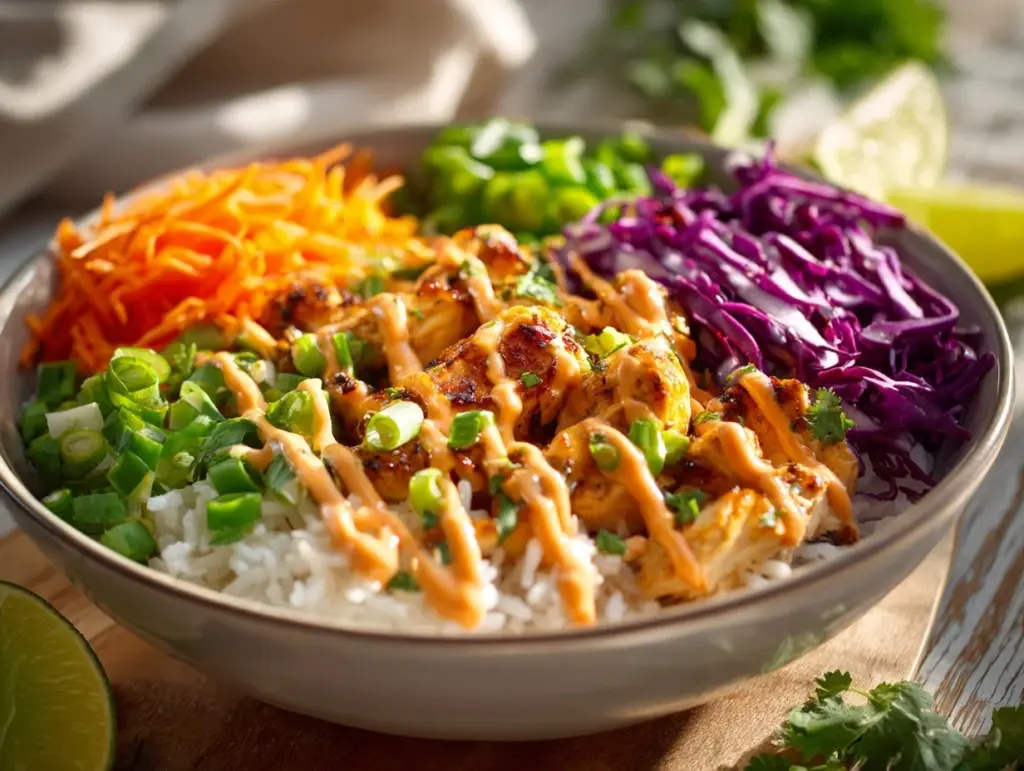 Bang Bang Chicken Bowl - featured image