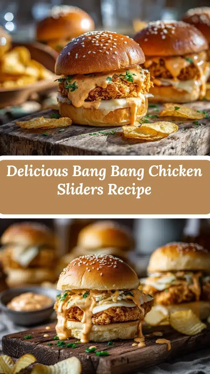 Bang Bang Chicken Sliders recipe