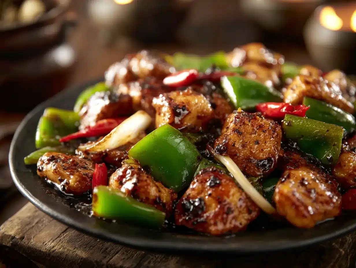 Black Pepper Chicken preparation steps