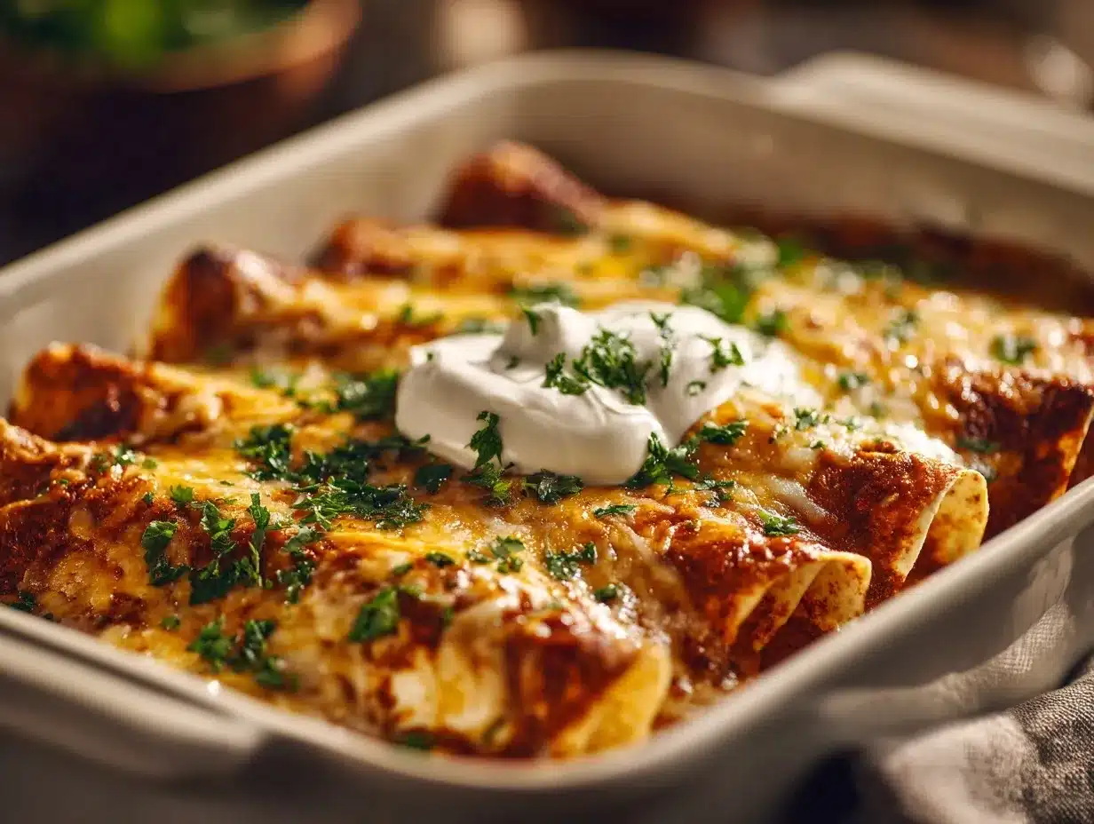 Chicken Enchiladas preparation steps