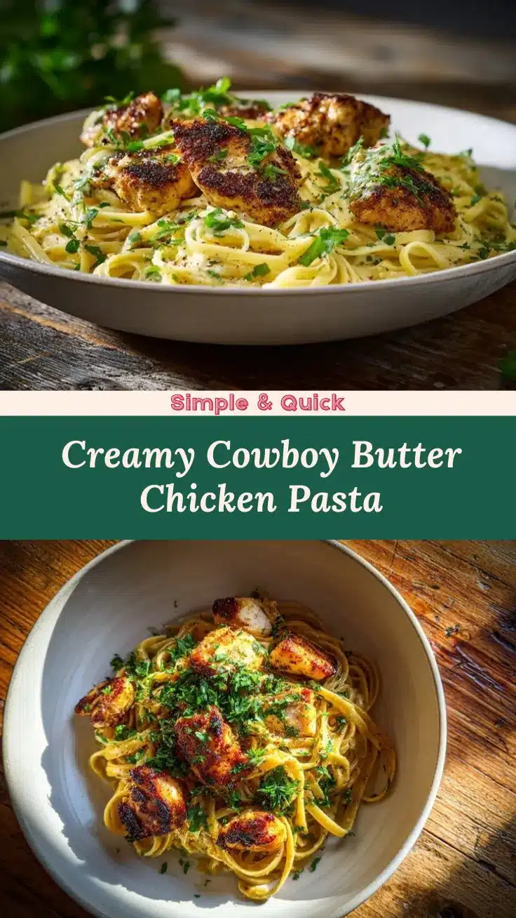 Cowboy Butter Chicken Linguine recipe