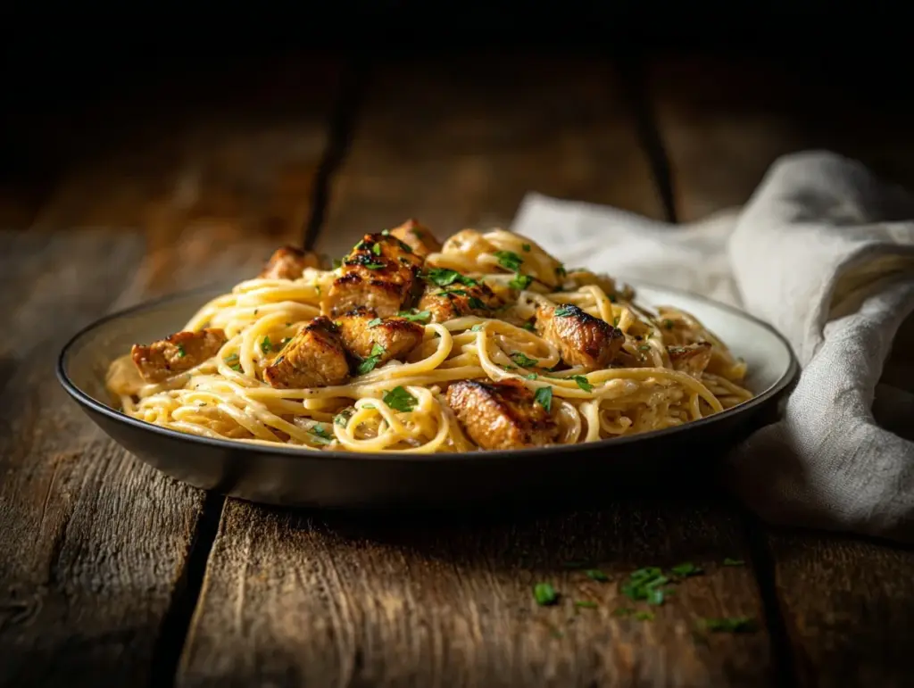 cowboy butter chicken pasta - featured image