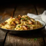 cowboy butter chicken pasta - featured image