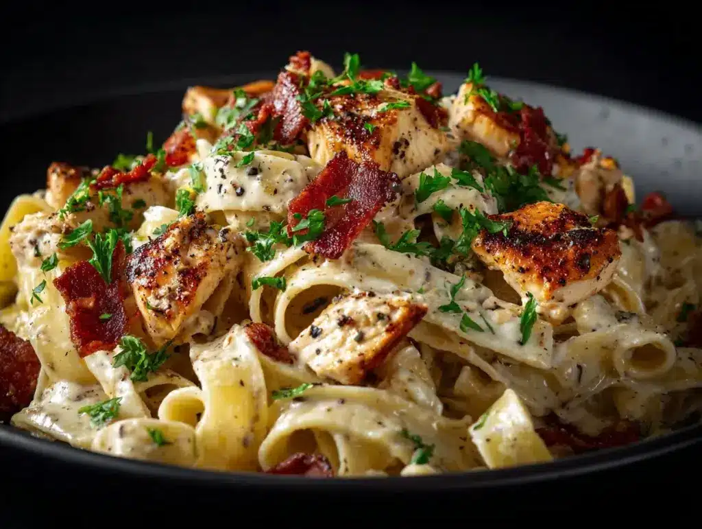 Creamy Chicken Bacon Ranch Pasta - featured image