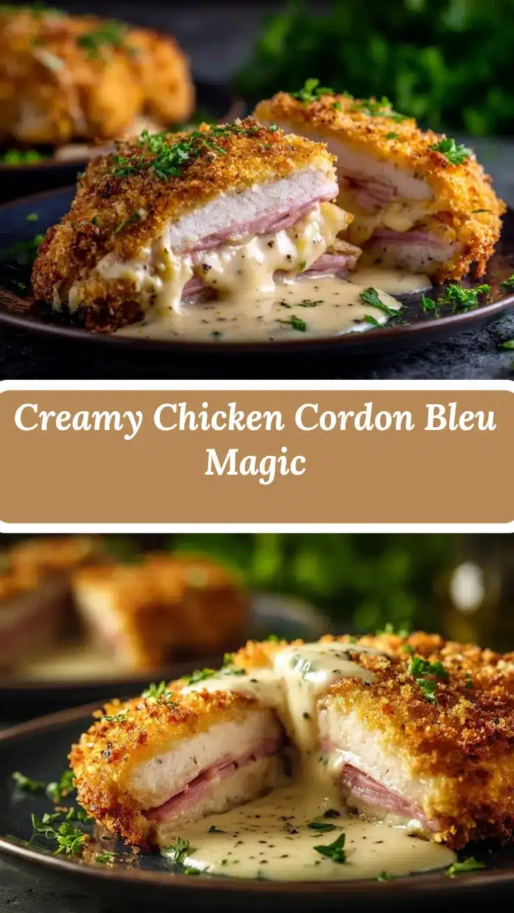 Creamy Chicken Cordon Bleu recipe