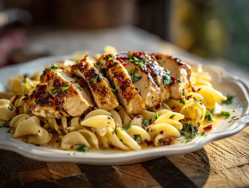 Creamy Garlic Parmesan Chicken Pasta - featured image