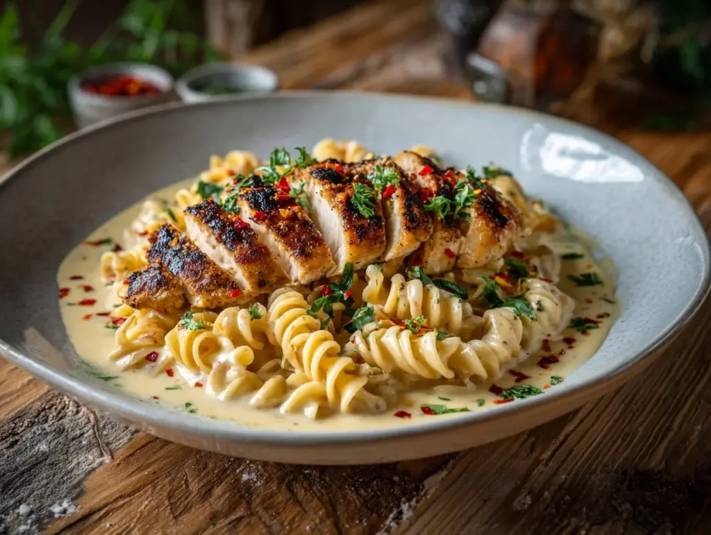 Creamy Garlic Parmesan Chicken Pasta - featured image