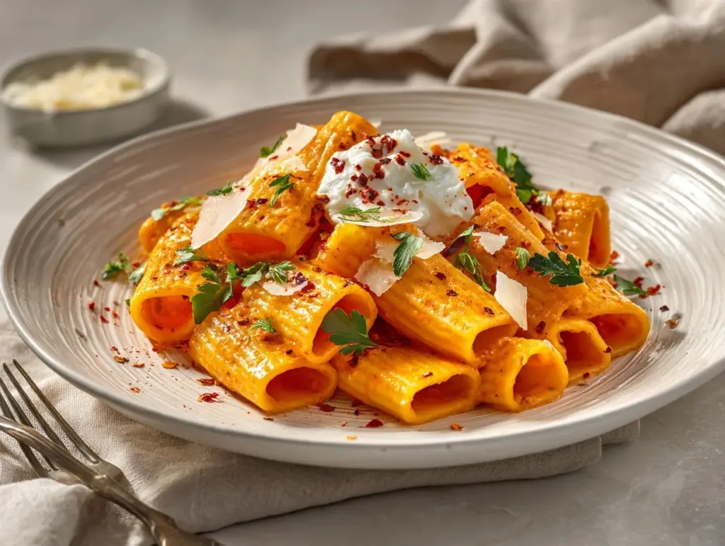 Creamy Garlic Tomato Pasta - featured image