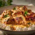 Creamy Smothered Chicken and Rice - featured image
