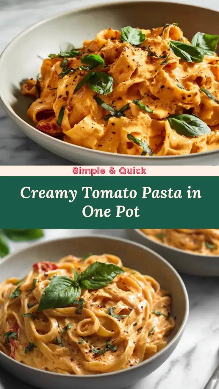 creamy tomato pasta recipe