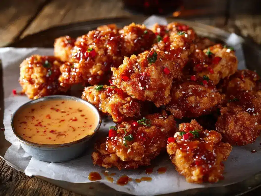 Crispy Bang Bang Chicken - featured image