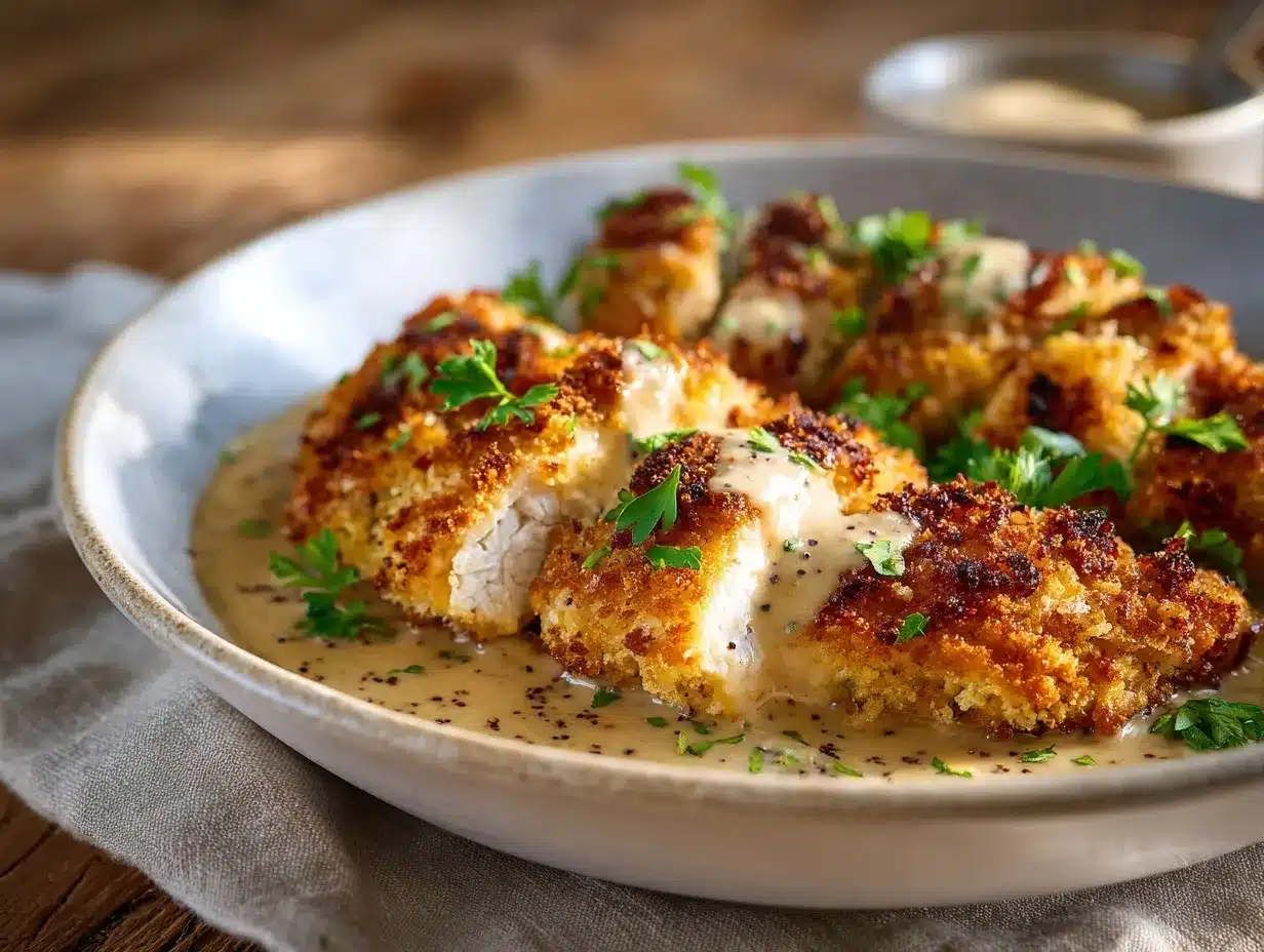 Crispy Parmesan Chicken preparation steps