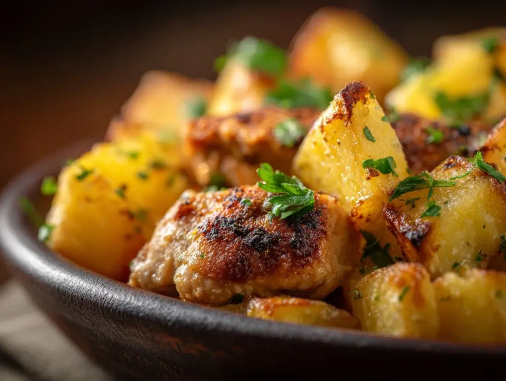 Garlic Parmesan Crockpot Chicken - featured image