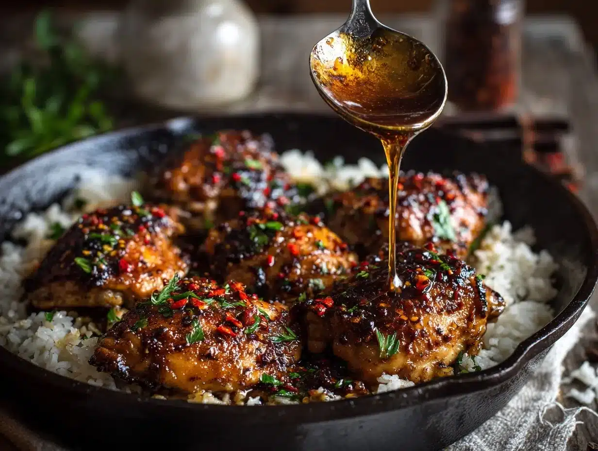 Honey Garlic Chicken preparation steps
