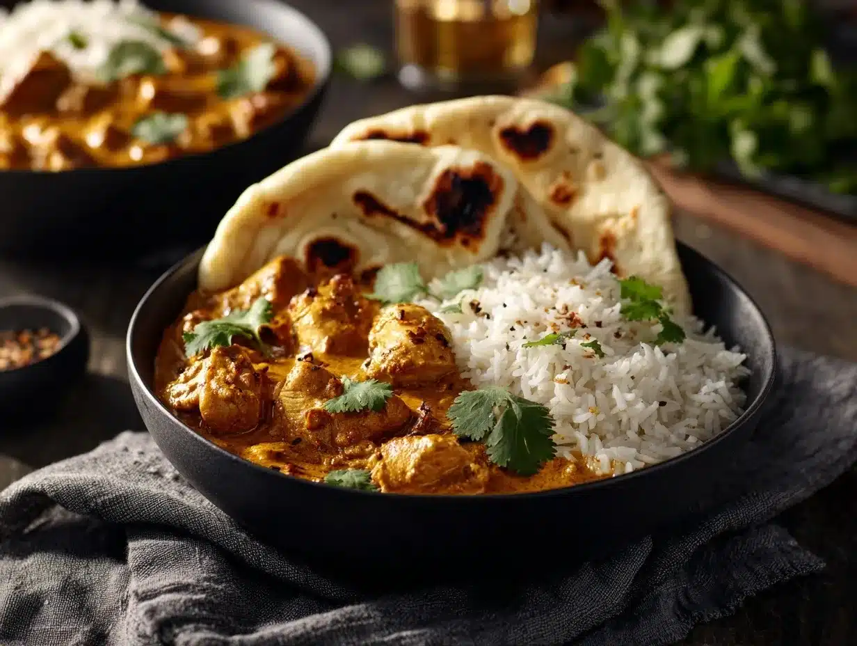Indian chicken curry preparation steps
