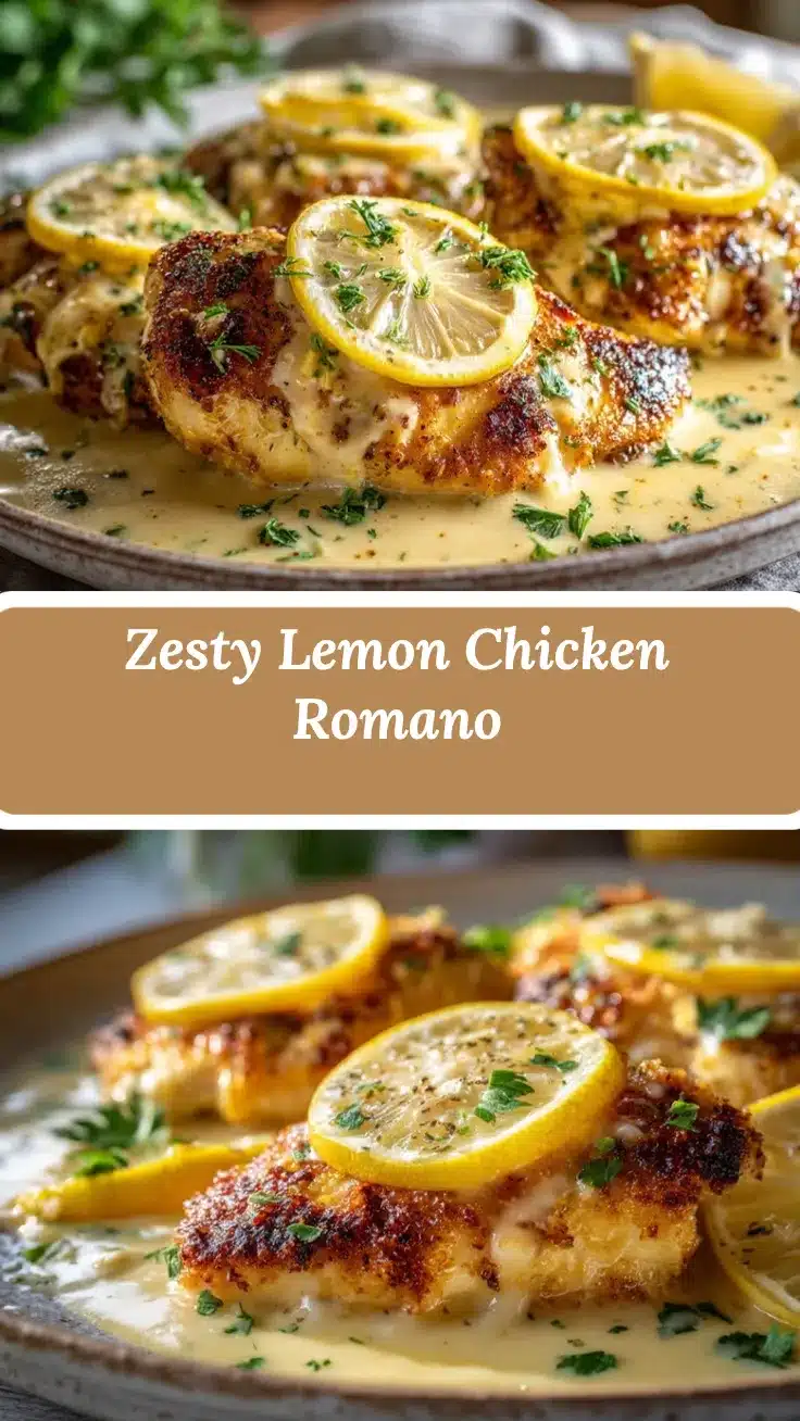 Lemon Chicken Romano recipe