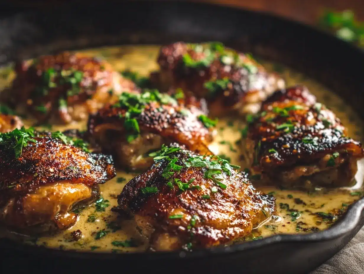 Nigella chicken thighs preparation steps