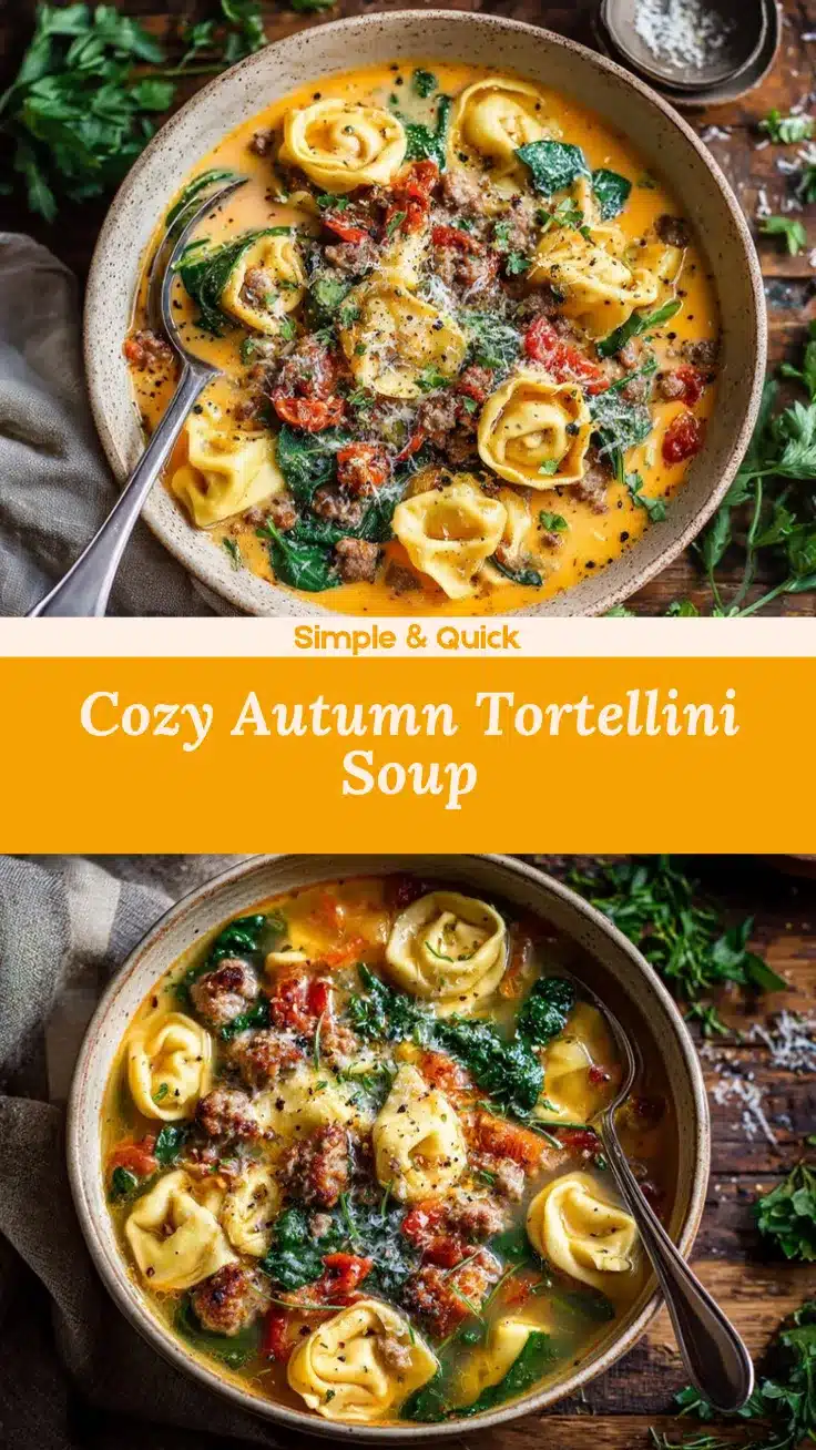 autumn tortellini soup recipe