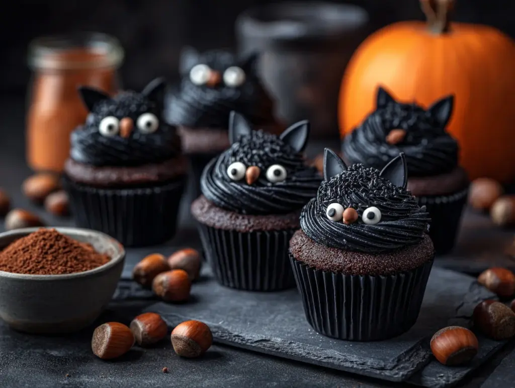 black cat keto cupcakes - featured image