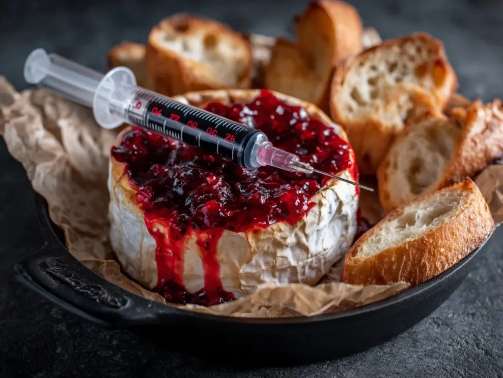 bloody baked brie - featured image
