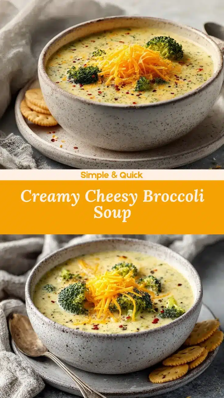 broccoli cheese soup recipe