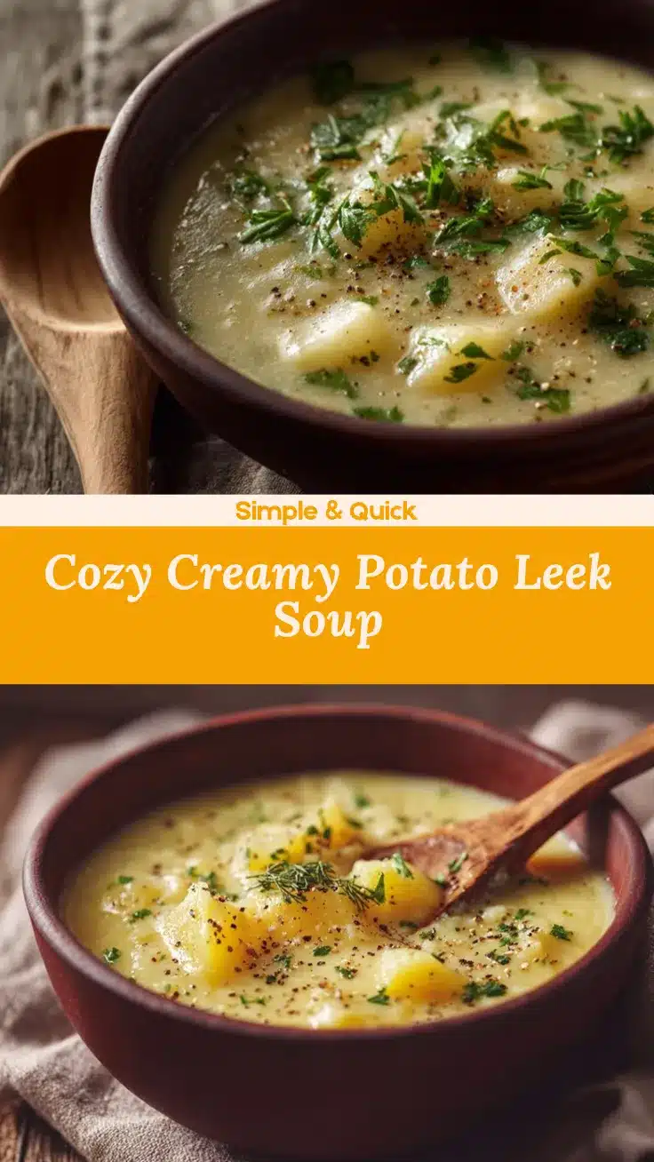 creamy potato leek soup recipe