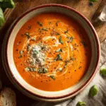 creamy tomato soup - featured image
