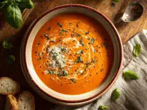 creamy tomato soup - featured image