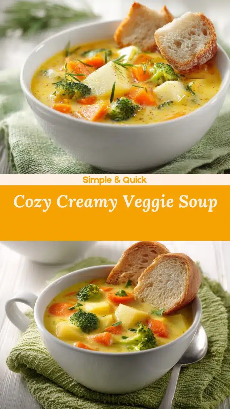 creamy vegetable soup recipe