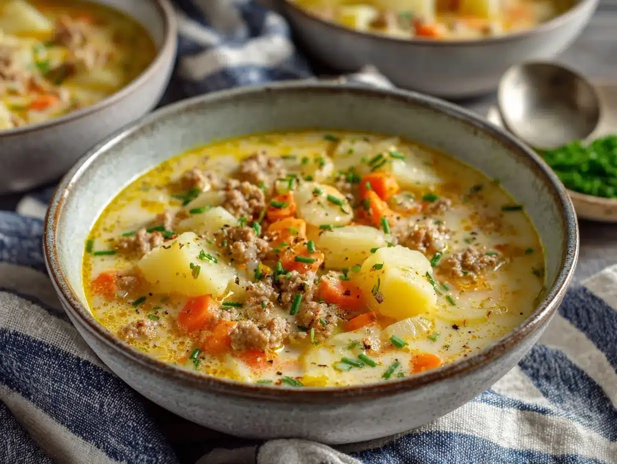 crockpot creamy potato soup preparation steps