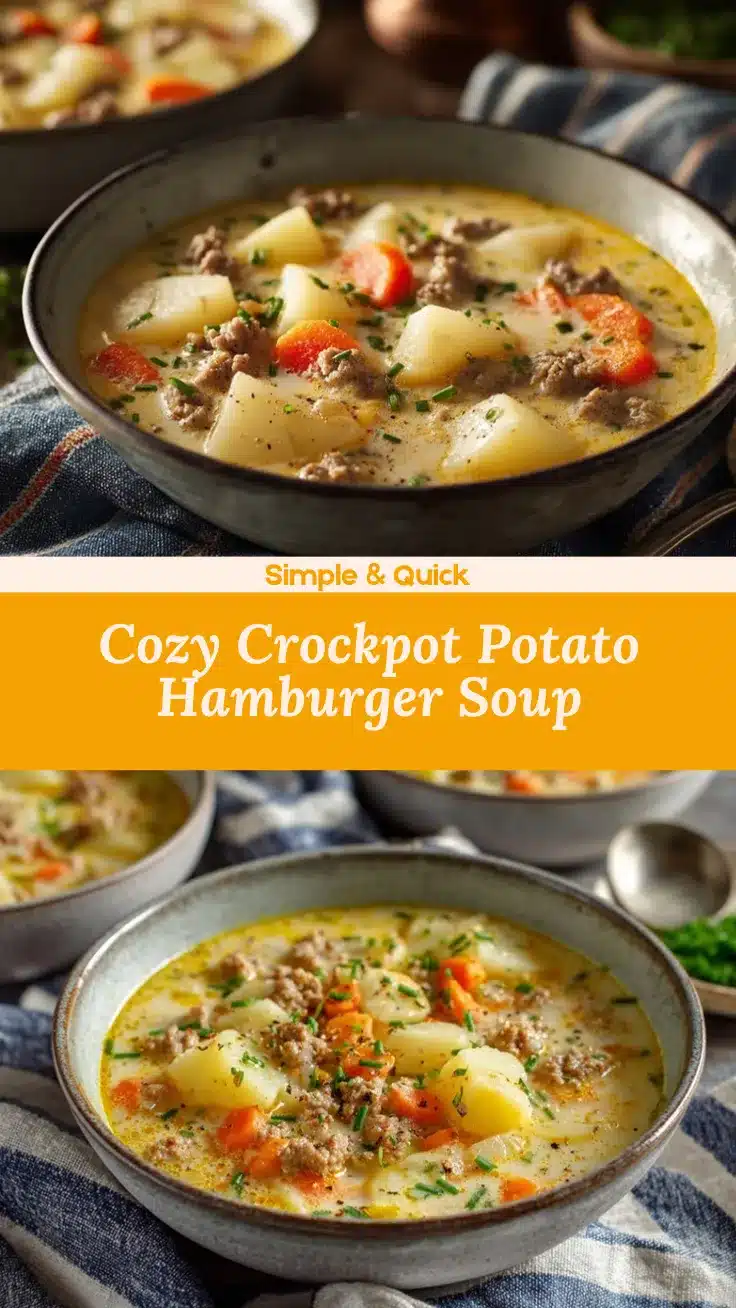 crockpot creamy potato soup recipe