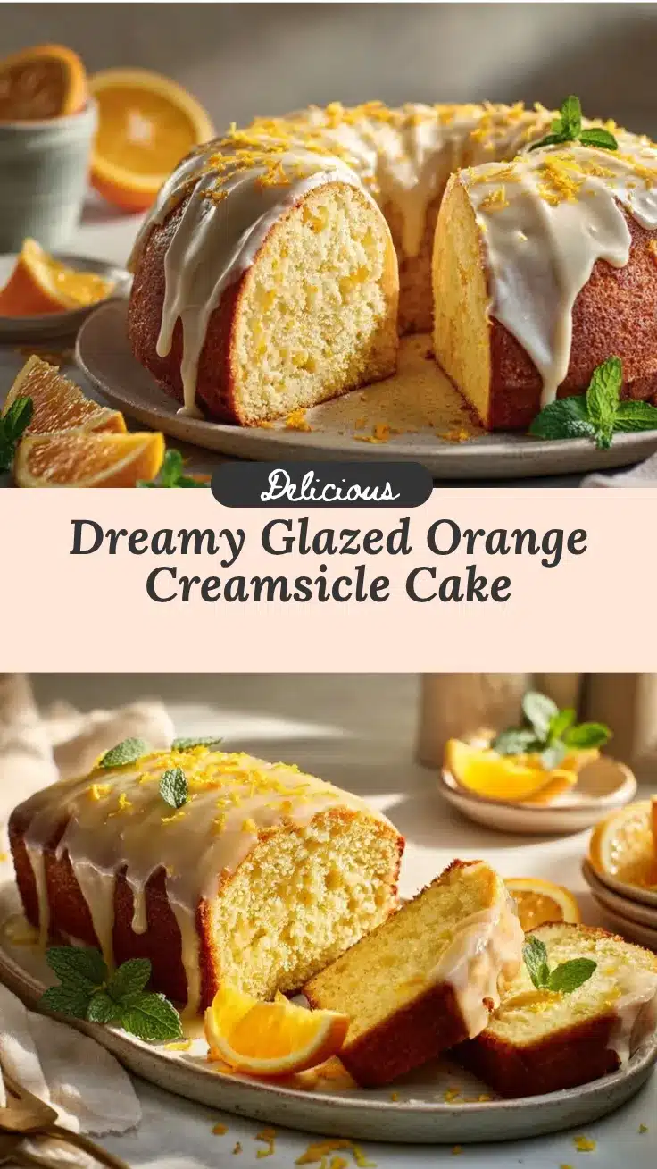 glazed orange creamsicle cake recipe