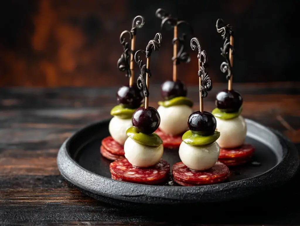 Halloween Appetizer Skewers - featured image