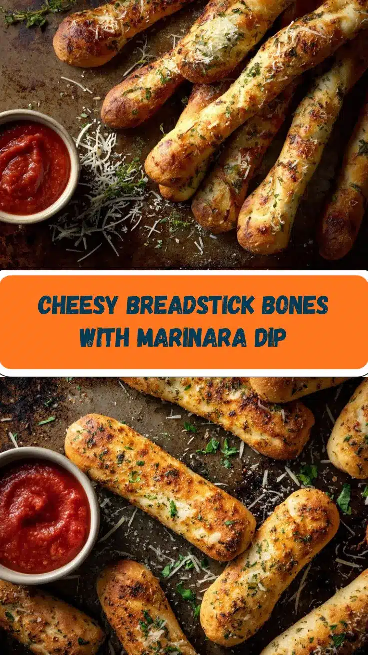 Halloween breadstick bones recipe