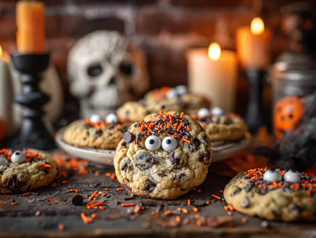 Halloween chocolate chip cookies - featured image