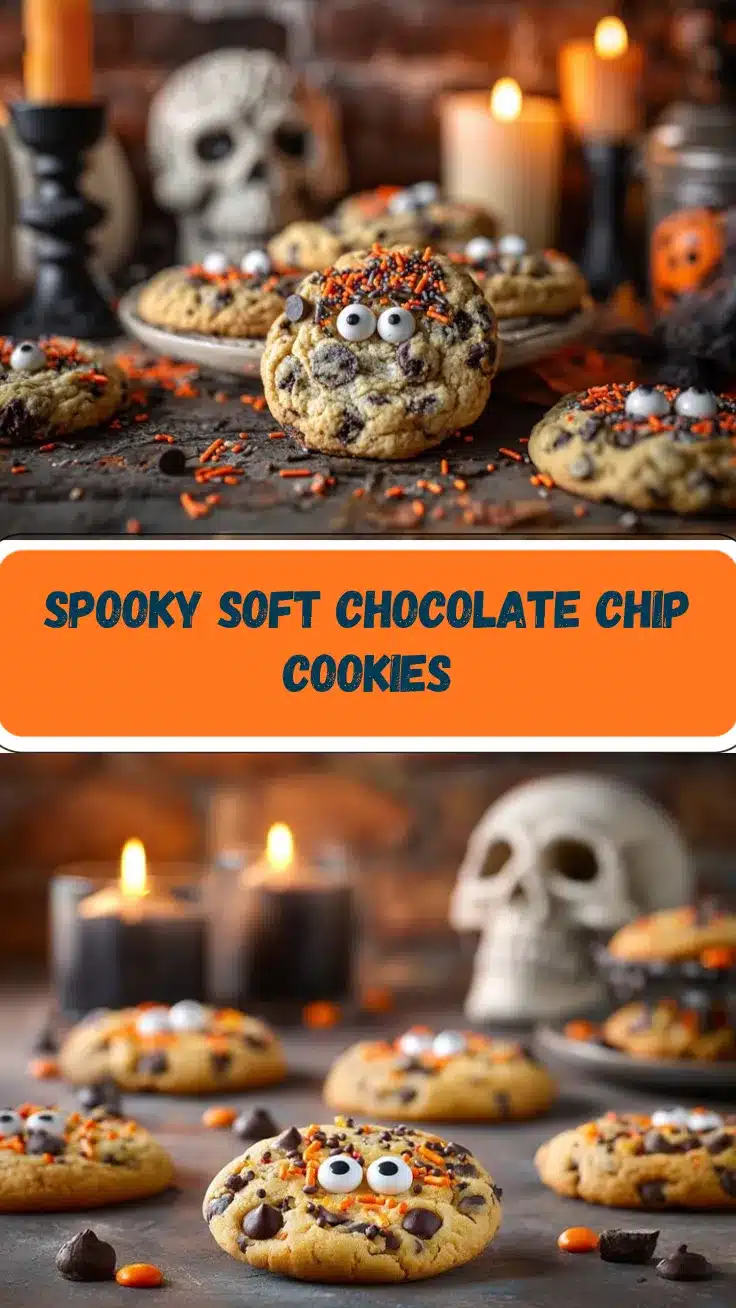 Halloween chocolate chip cookies recipe