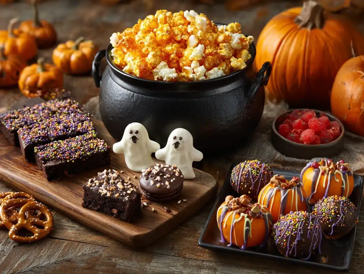 Halloween snacks preparation steps