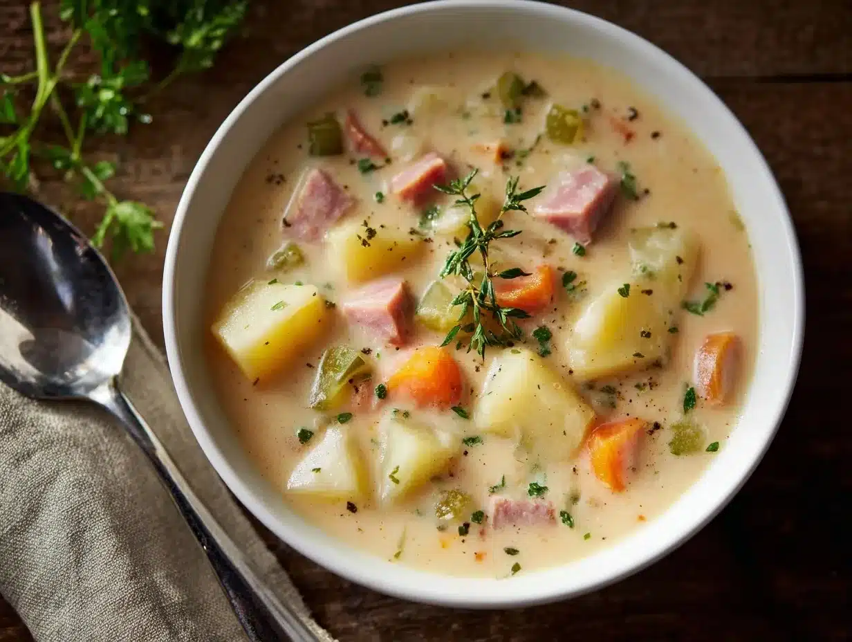 ham and potato soup preparation steps