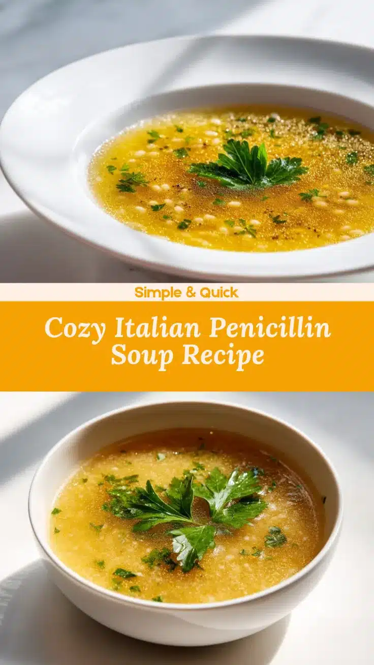 Italian Penicillin Soup recipe