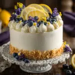 Lemon Blueberry Chantilly Cake - featured image