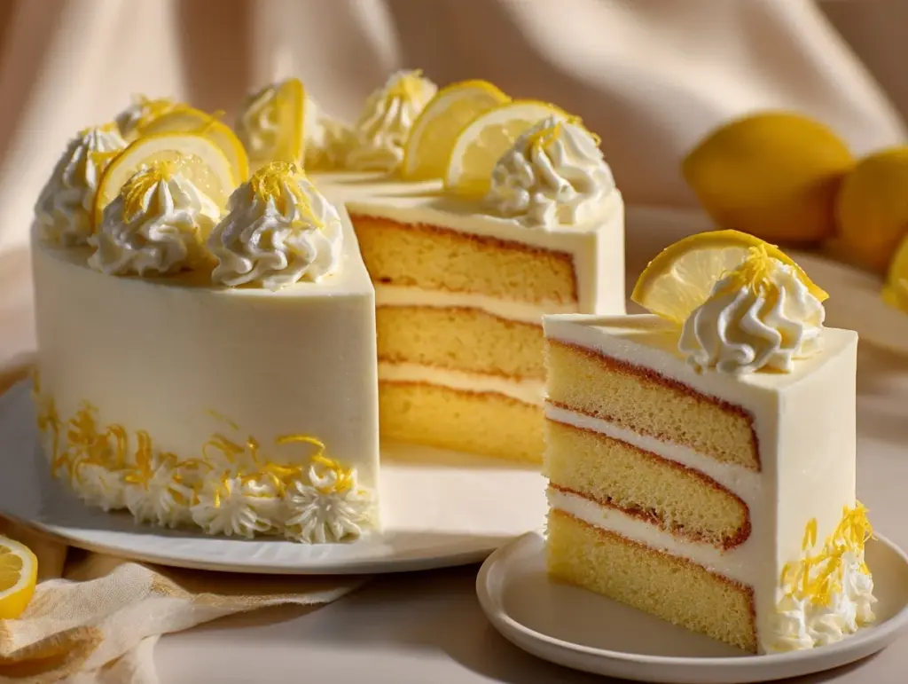 Lemon Cream Dream Cake - featured image