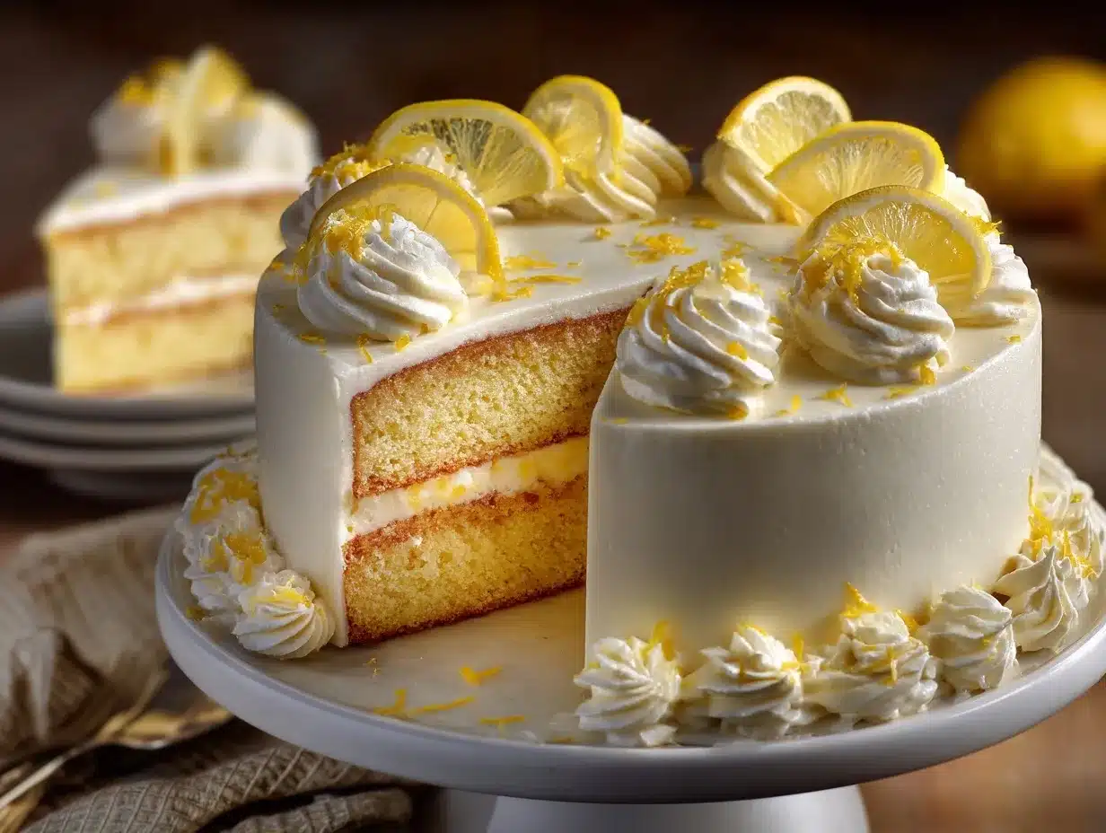 Lemon Cream Dream Cake preparation steps