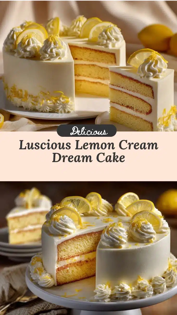 Lemon Cream Dream Cake recipe