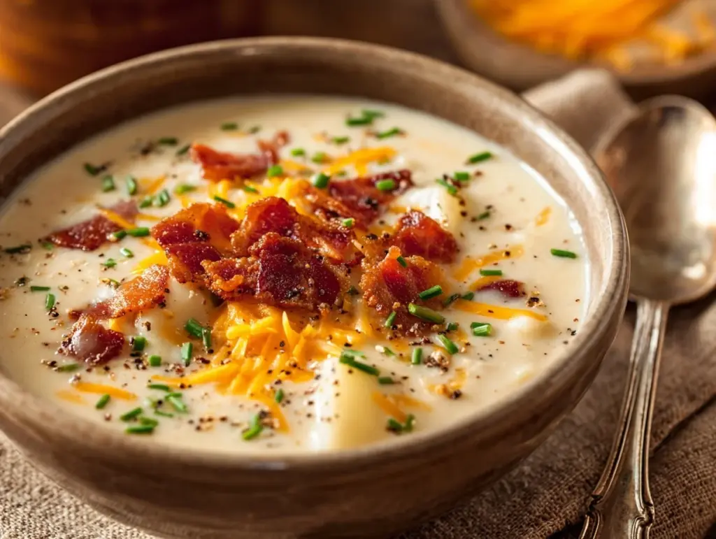loaded potato soup - featured image