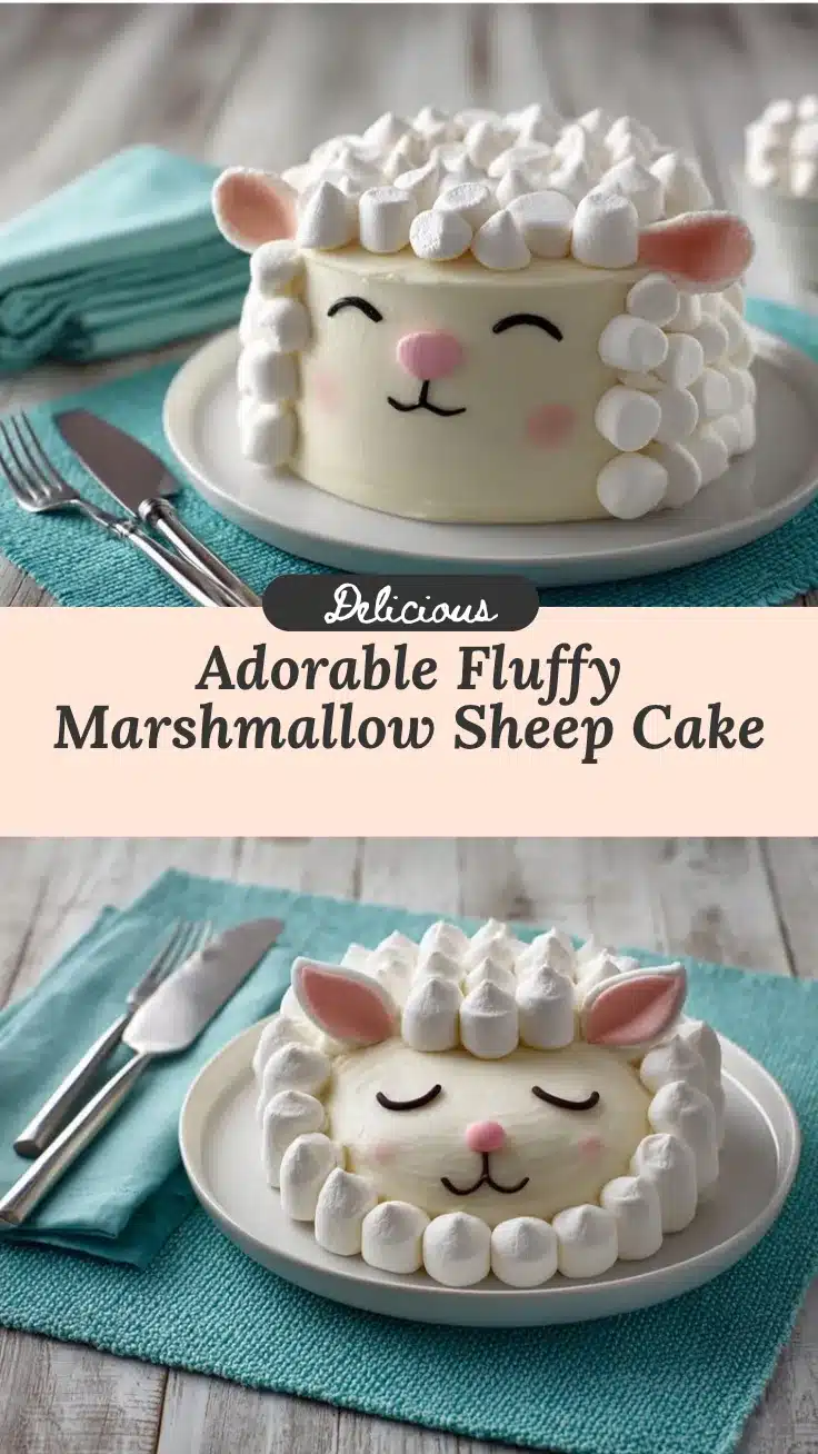 Marshmallow Sheep Cake recipe