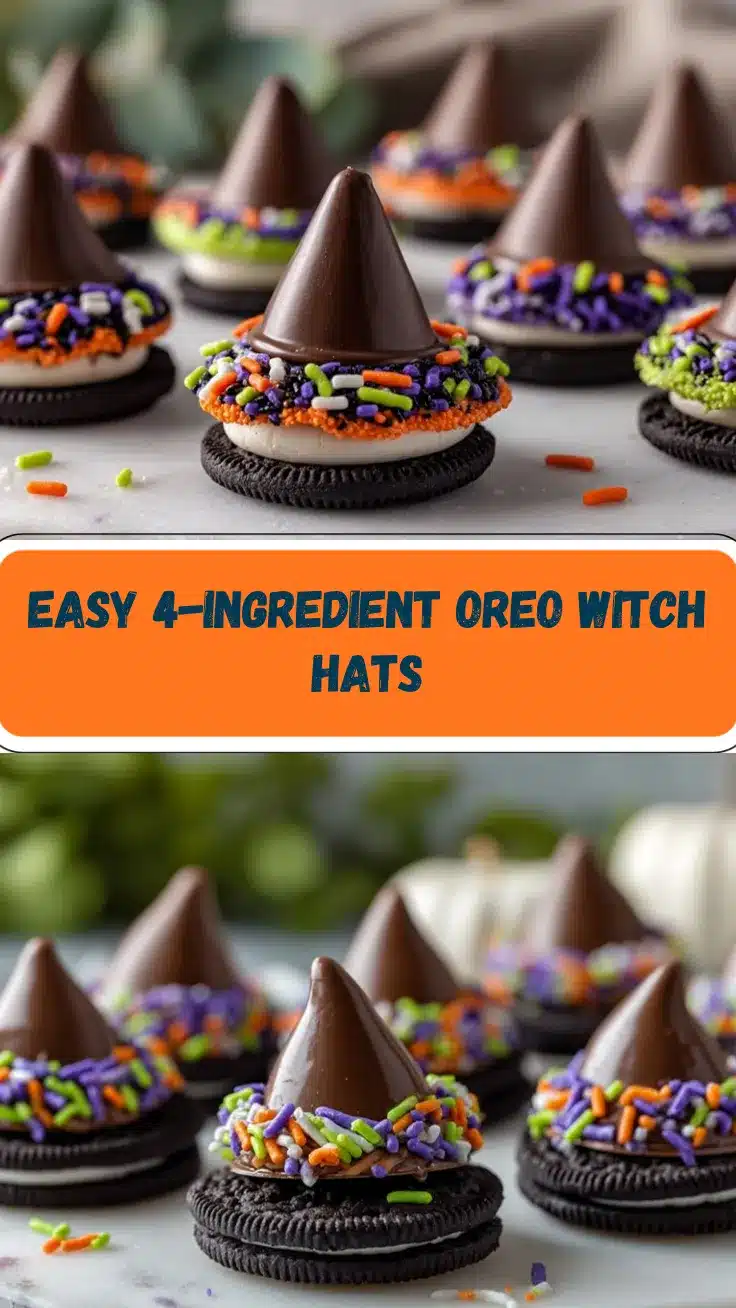 Oreo Witch Hat Cookies recipe