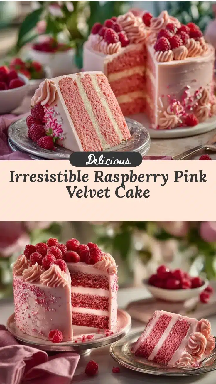 Raspberry Pink Velvet Cake recipe