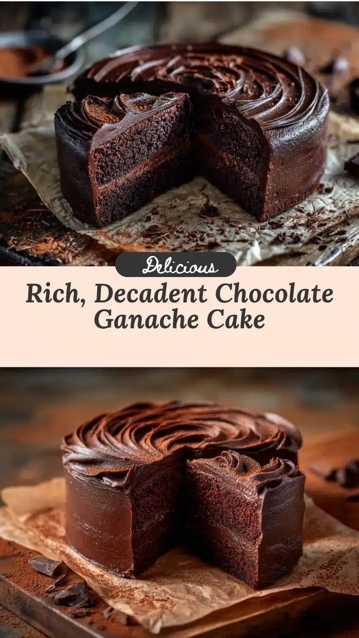 small batch chocolate ganache cake recipe