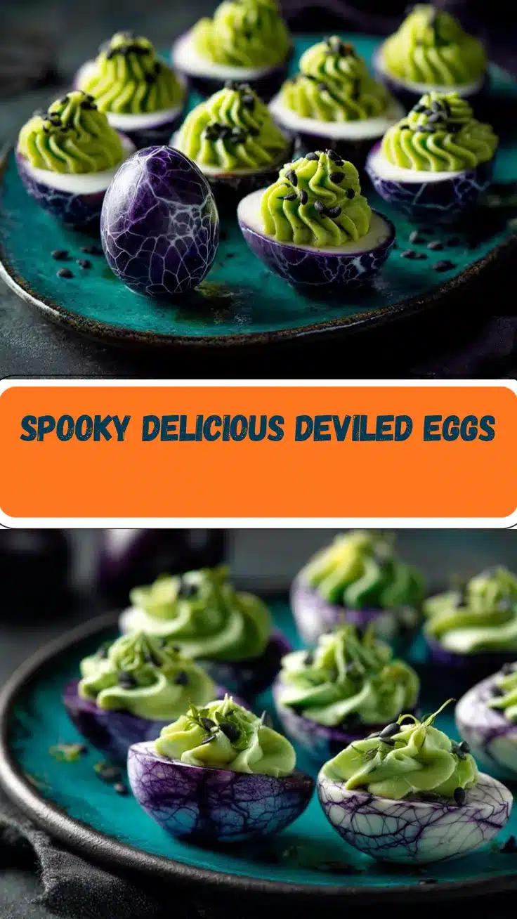 spooky deviled eggs recipe